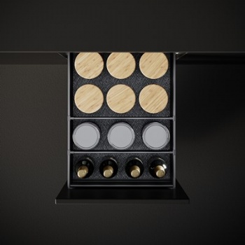 2 tiers spice pullout