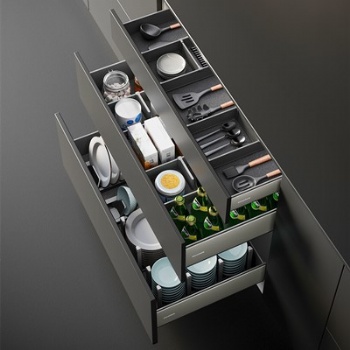 shallow pullout drawer