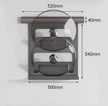 Multi functional kitchen storage rack