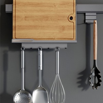 Kitchen wall doubel Spice shelf