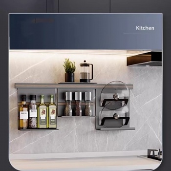Adjustable Wall Mount kitchen Storage Rack