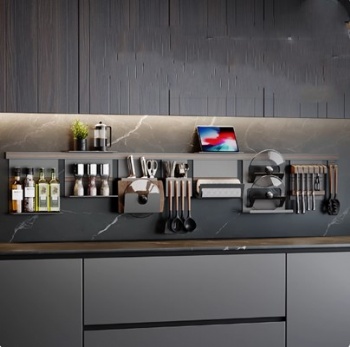 Adjustable Wall Mount kitchen Storage Rack