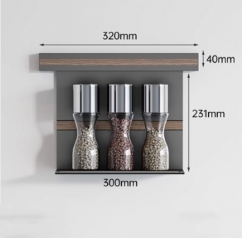 kitchen storage seasoning shelf