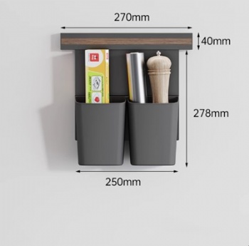 Kitchen Wall Storage Towel Rack