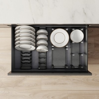 Drain bowls stacking rack