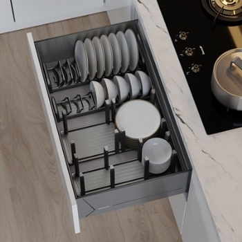 Drain bowls stacking rack