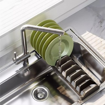 Kitchen drawer bowls rack