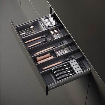 Utensil tray Inclined Organizer For Drawer