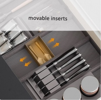 Utensil tray Inclined Organizer For Drawer