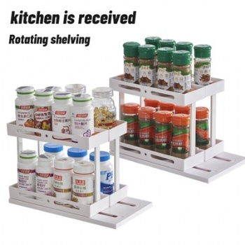 Home Rotate Spice Rack Organizer