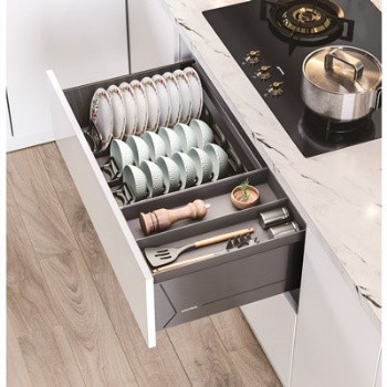 High deep tableware basket
