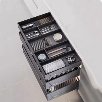 shallow pullout basket