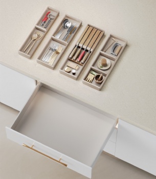 Beige Cutlery tray