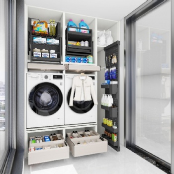 pull out pegboard storage rack