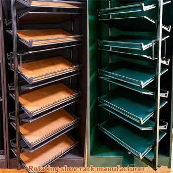Shoe rotating rack