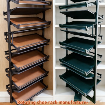 Shoe rotating rack