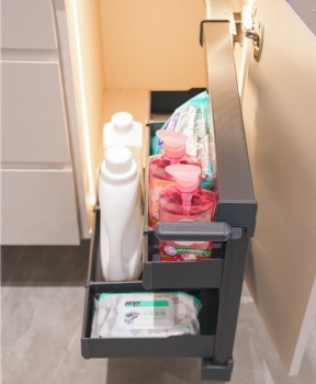 vanity sink base pullout