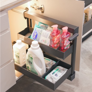 vanity sink base pullout