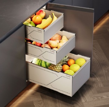 Pull-Out Basket Drawers for Fruits&Grains