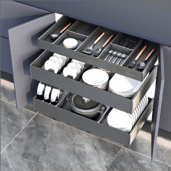 Aurora- aluminum pullout baskets